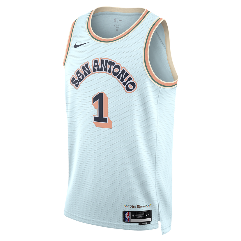 Jersey Nike Dri-FIT NBA Swingman Victor Wembanyama San Antonio Spurs City Edition 2024/25 Jersey Blå | FQ4360-474