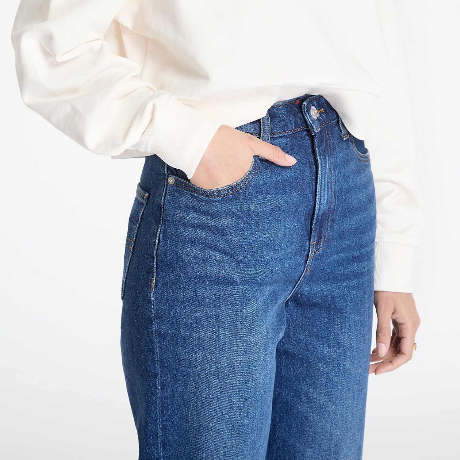 Jeans Tommy Hilfiger Tommy Jeans Layla High Rise Slim Straight Jeans W27/L30 Blå | DW0DW20054 1BK, 1