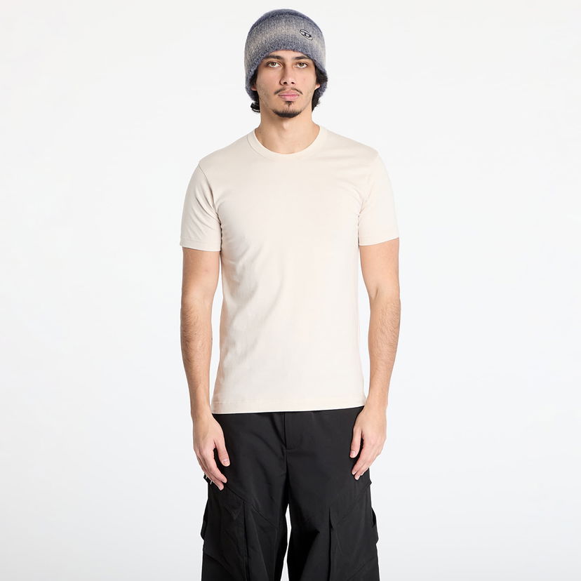 T-shirt Comme des Garçons Comme des Garçons SHIRT Knit T-Shirt Beige | FO-T024 BEIGE