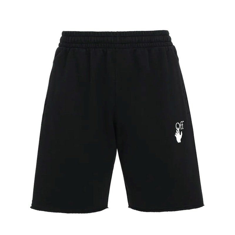 Shorts Off-White Arrow Marker Print Jersey Sweat Pants Black Pink Sort | 73I-LFA018