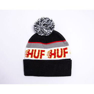 Beanie HUF Enforcer Pom Beanie black Sort | bn00125-black, 1