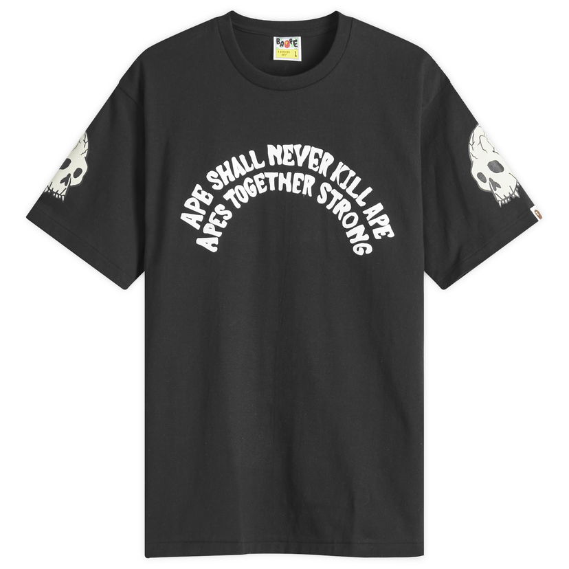 T-shirt BAPE Souvenir Skull Team Graphic T-Shirt Sort | 001TEK801052M-BLK