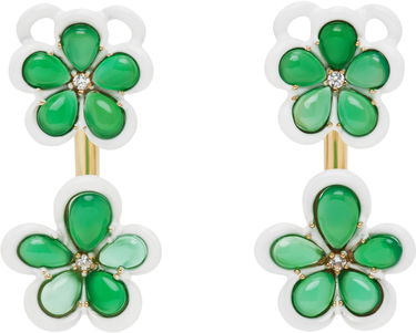 Øreringe Bottega Veneta Bottega Veneta Flower Drop Earrings Grøn | 804879 V4S71, 0