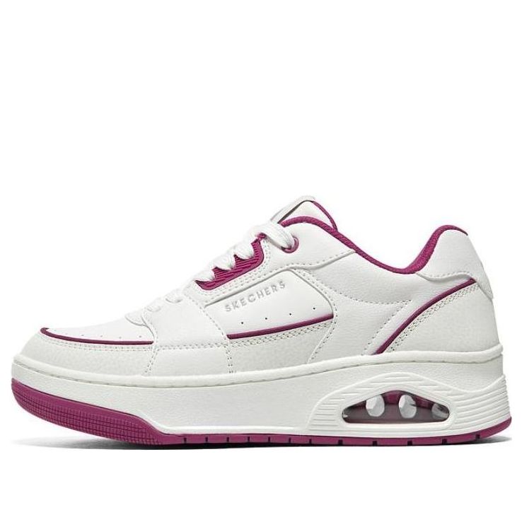 Sneakers og sko Skechers Uno Court Courted Style Hvid | 177710-WFUS