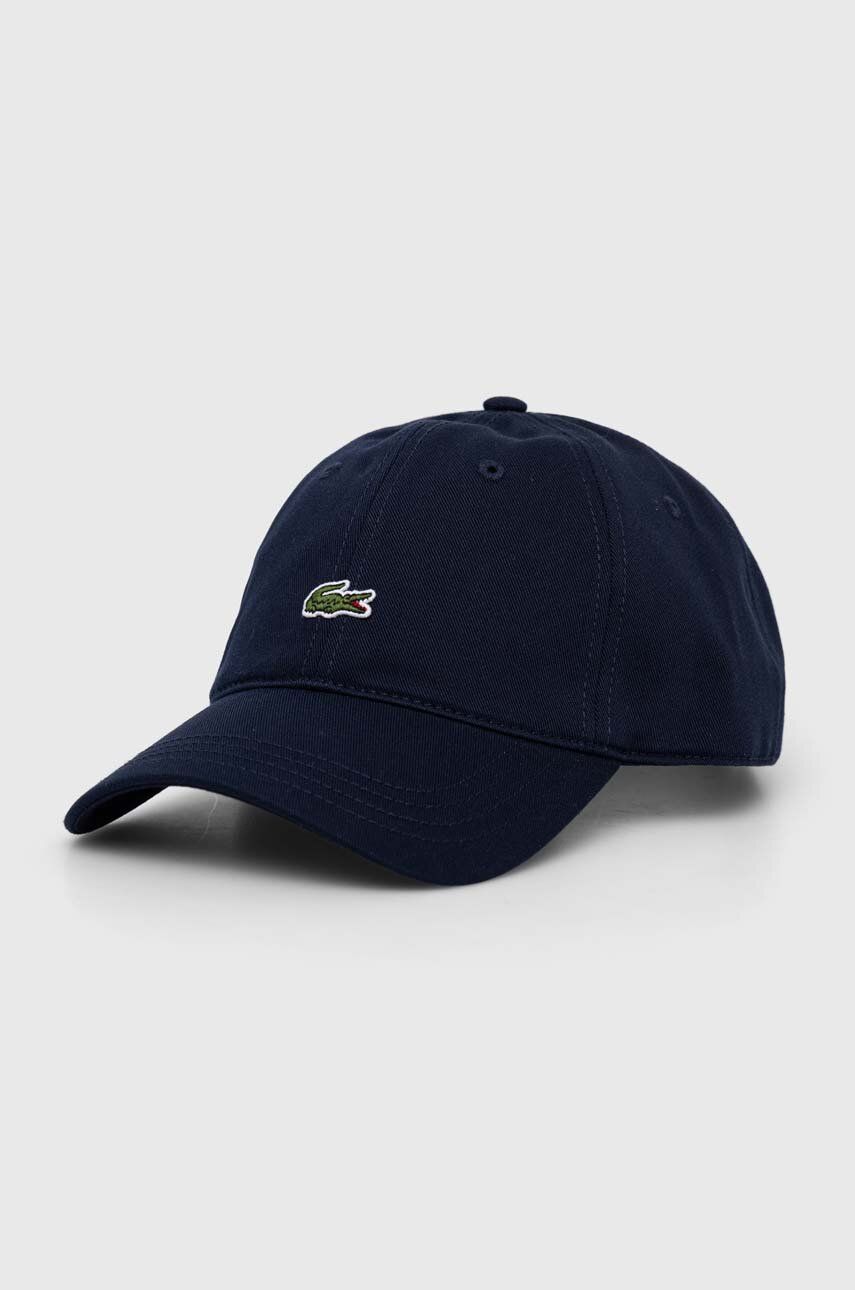 Kasket Lacoste Organic Cotton Twill Cap Mørkeblå | RK0491, 0