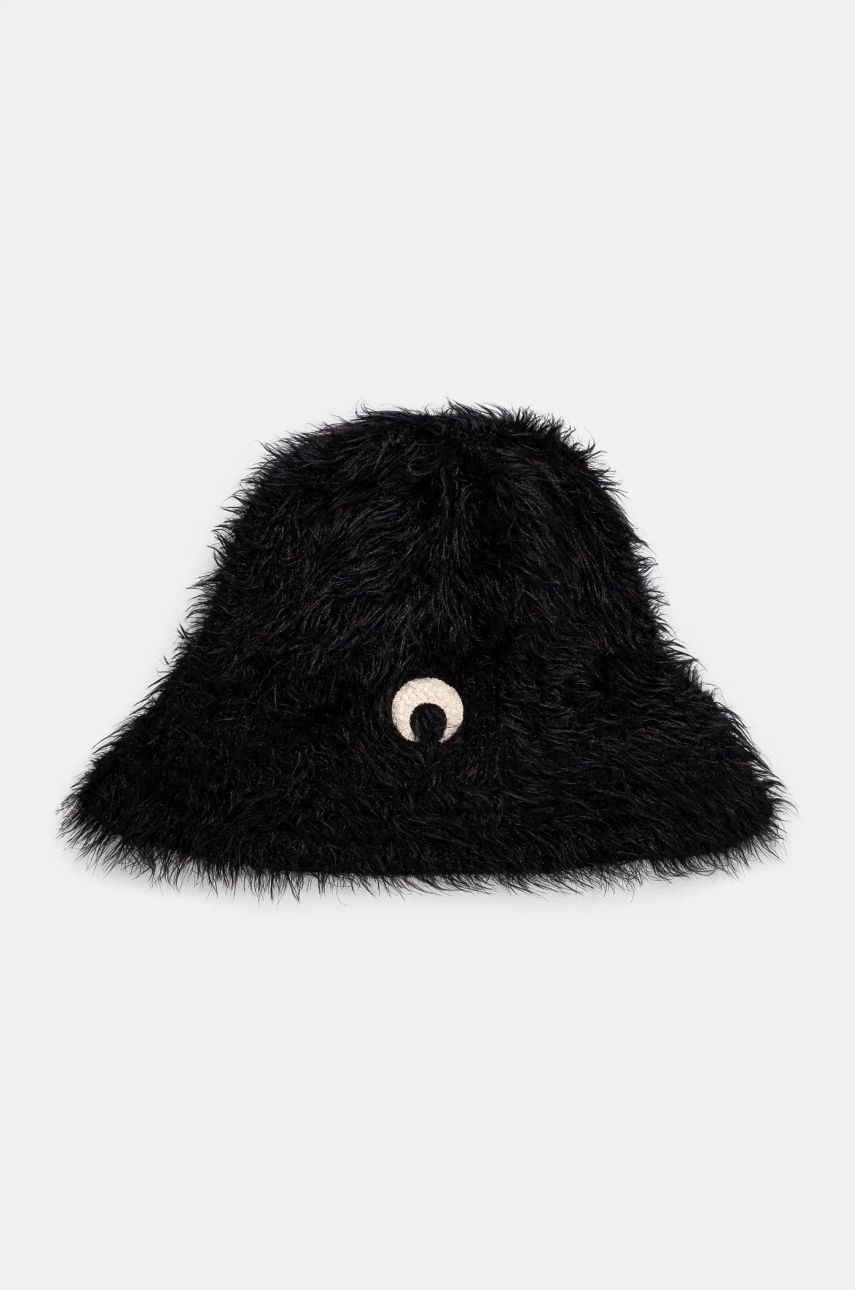 Hat Marine Serre Wild Puffy Knit Bucket Hat Sort | UHG043A.CKNI0031, 0