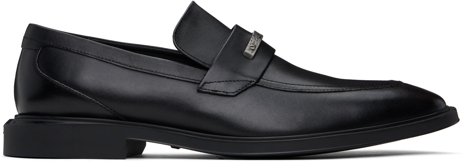 Tøj BOSS Hugo Leather Loafers Sort | 50536178, 0
