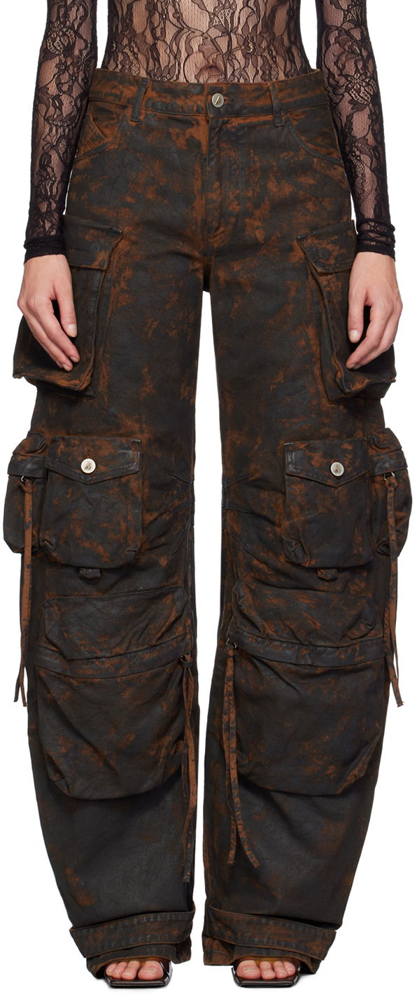 Cargo bukser The Attico The Attico Fern Cargo Pants Brun | SPEWCP180 C106, 0