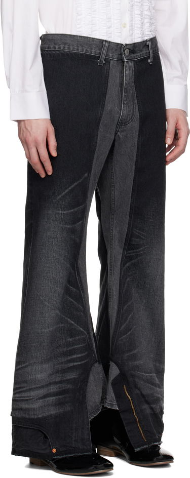 Jeans Junya Watanabe Junya Watanabe Levi's Edition Garment Treated Jeans Sort | WO-P218-051, 1