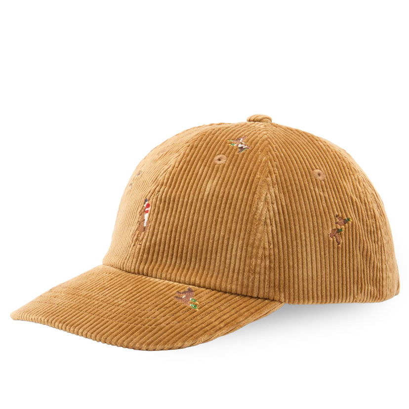 Kasket Polo by Ralph Lauren Corduroy Duck Cap Beige | 710979195001-BRN