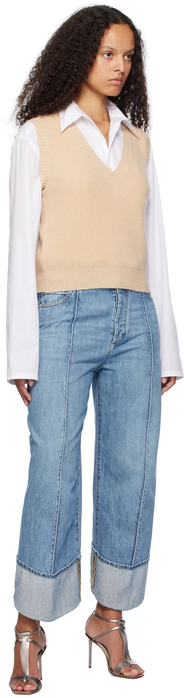 Sweater Max Mara Weekend Knit Vest Beige | 2425356032600 MM02263, 3