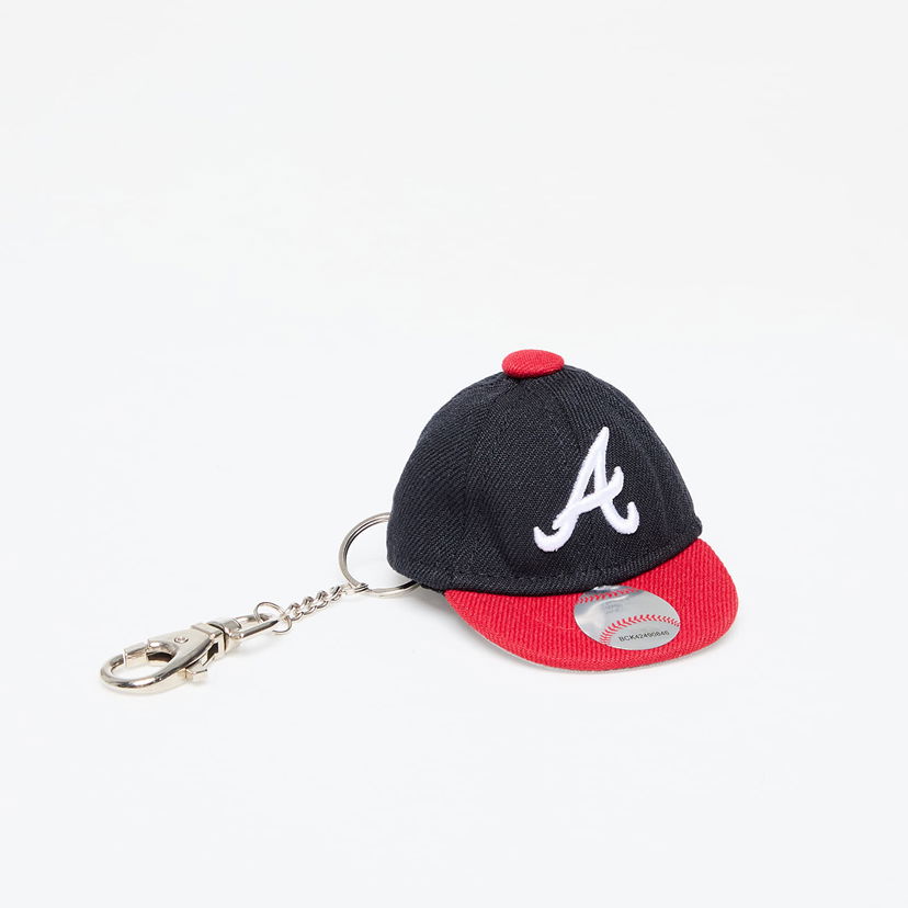 Nøgleringe New Era Atlanta Braves MLB Mini Cap Keychain Sort | 60509156