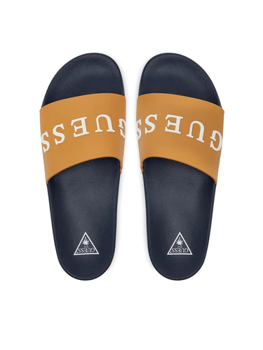 Sneakers og sko GUESS Guess Color Blocking Slides Gul | F5GZ06BB00F-FBA4, 2