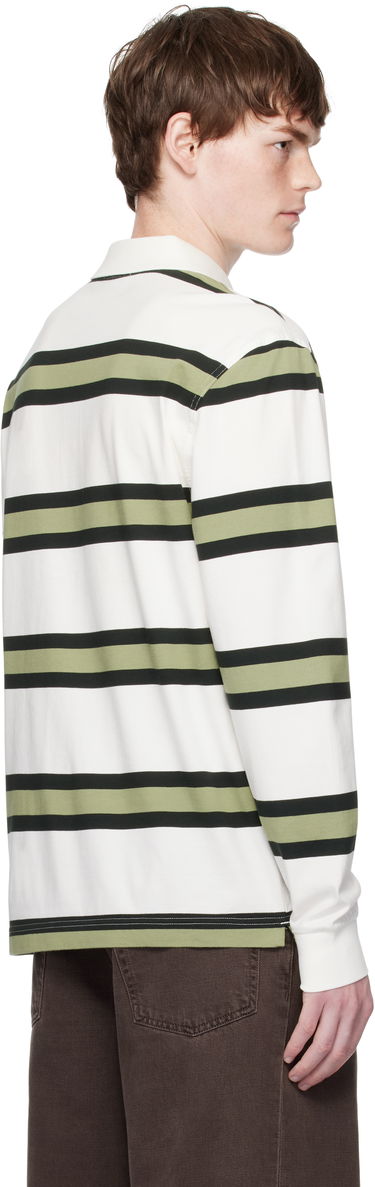 Polo skjorte Fred Perry Fred Perry Striped Jersey Polo Hvid | M9849, 2