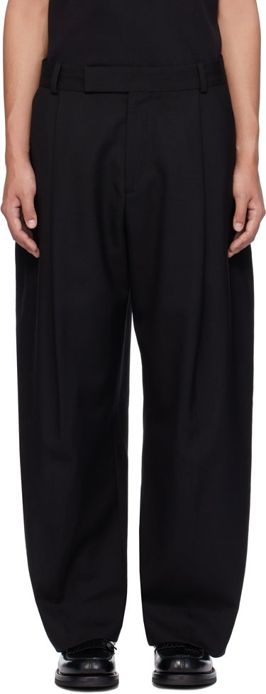 Bukser Studio Nicholson Studio Nicholson Pull Wool Trousers Sort | PULL SNM - 1278, 0