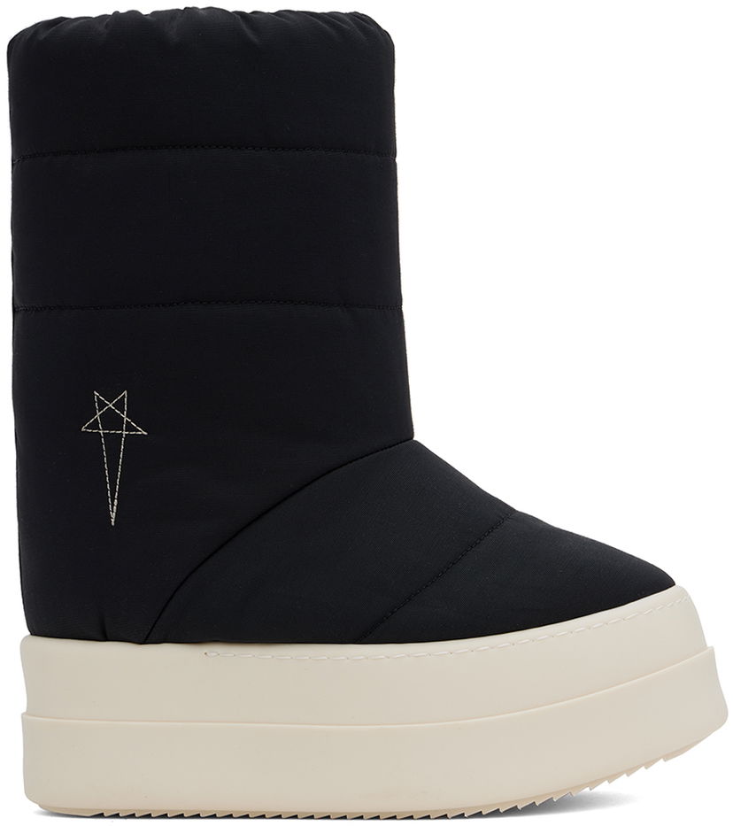 Sneakers og sko Rick Owens Porterville Mega Bumper Lunar Boots Sort | DS02D2838 MUPAM9