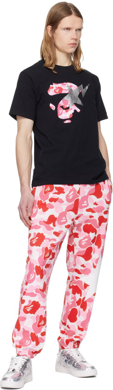 Joggingbukser BAPE ABC Camo Sweatpants Lyserød | 001PTK801007M, 3