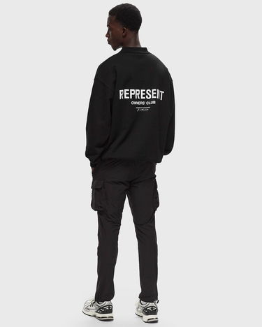 Sweatshirt Represent Clo REPRESENT OWNERS CLUB LS POLO SWEAT Sort | OCM41117-001, 1