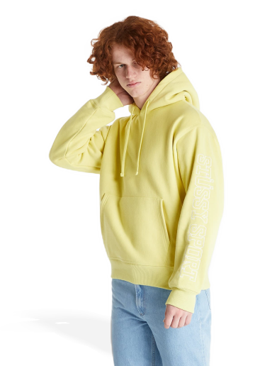Sweatshirt Stüssy Sport Applique Hoodie Gul | 118477 yellow