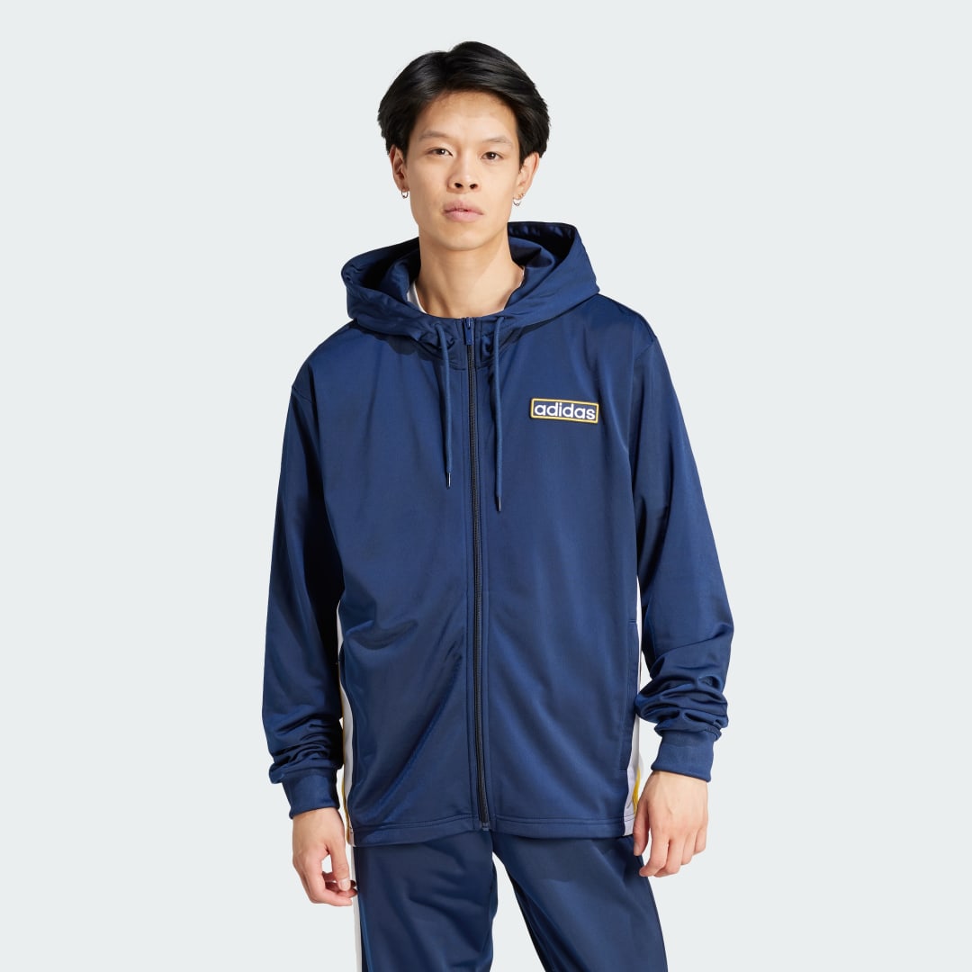 Sweatshirt adidas Originals Adicolor Adibreak Full-Zip Hoodie Mørkeblå | IM8208, 1