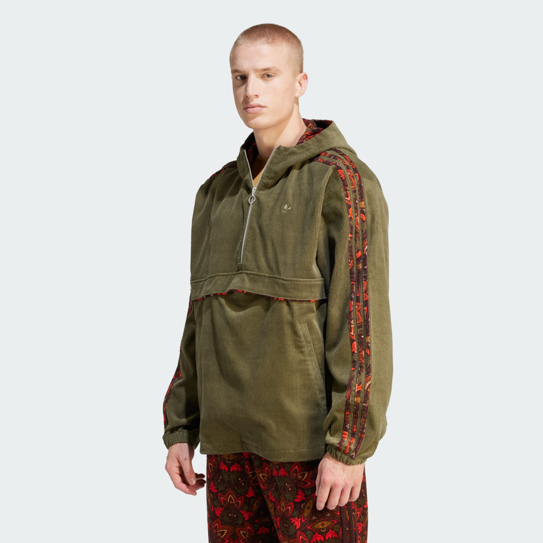 Sweatshirt adidas Originals Corduroy Grøn | IS9570, 0