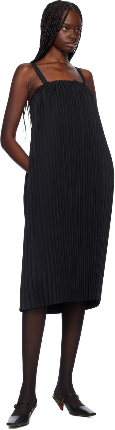 Kjole Comme des Garçons Comme des Garçons Gabardine Midi Dress Sort | RO-A003-S25, 3