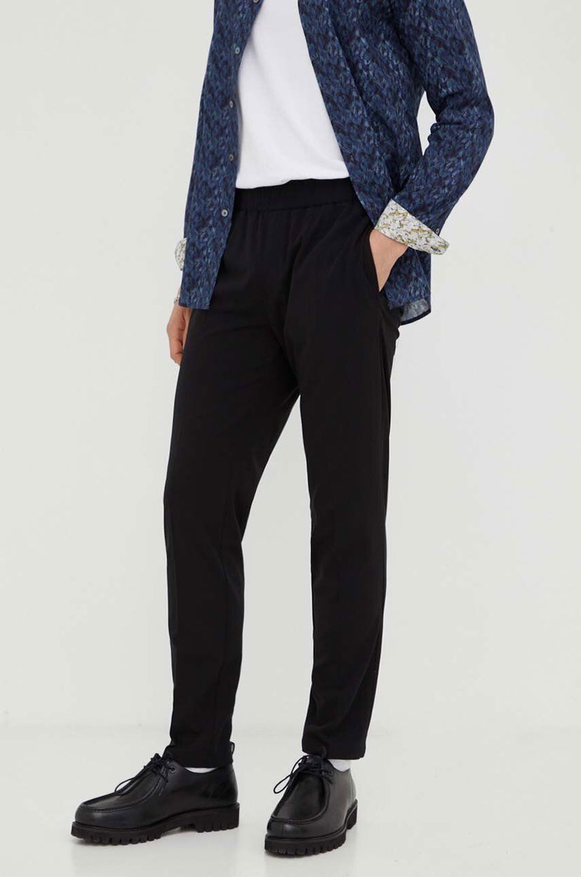 Bukser Samsoe Samsoe Samsoe Samsoe Slim Fit Pants Sort | M20300059