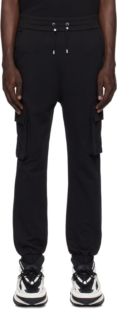 Joggingbukser Balmain Print Cargo Pants Sort | DH1OB295BC64, 0