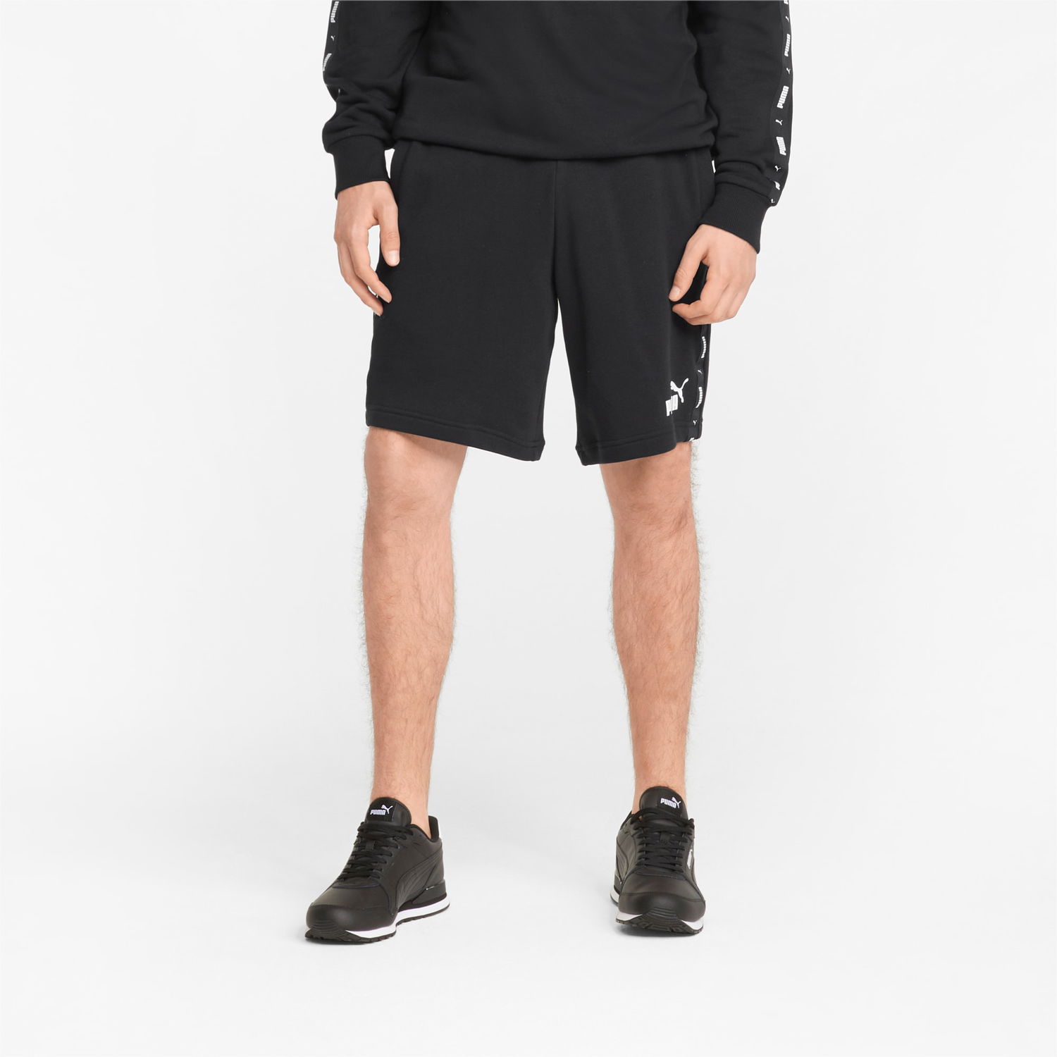 Shorts Puma Essentials+ Tape Shorts Sort | 847387_01, 0