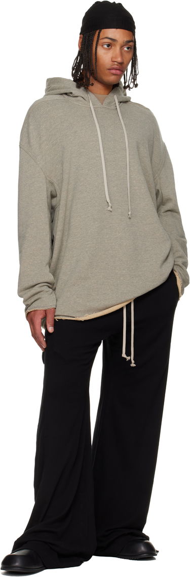 Sweatshirt Rick Owens Rick Owens DRKSHDW Concordians Peter Oversized Raw-Edge Pullover Hoodie Grå | DU02E7280 FGM, 3