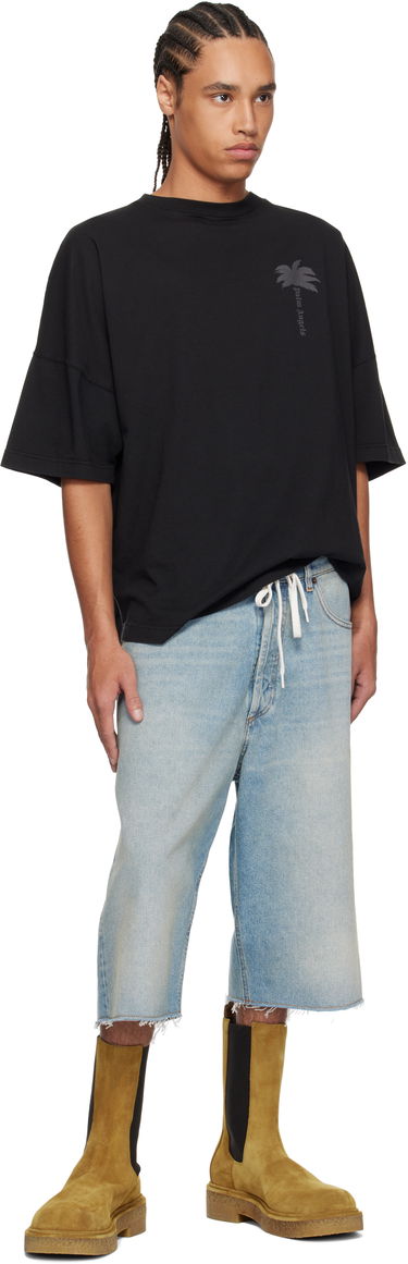 T-shirt Palm Angels Palm Angels Palms Over T-Shirt Sort | PMAA002S25JER0041313, 3
