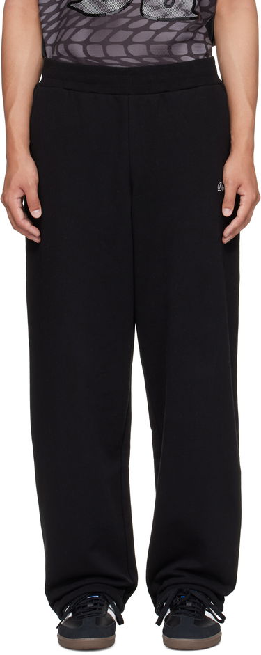 Joggingbukser Dime Dime Cursive Small Logo Sweatpants Sort | DIMEFA2546BLK, 0
