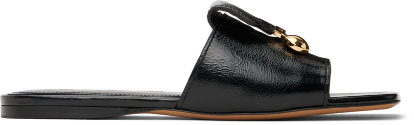 Tilbehør Marni Marni Trunkaroo Leather Sandals Sort | SAMS024000 P8287