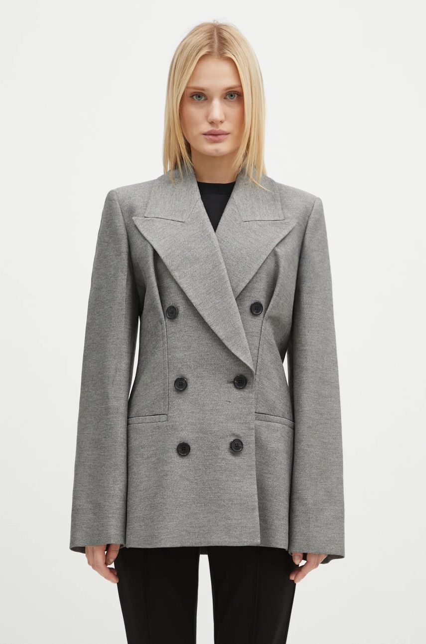 Frakker JW Anderson JW Anderson Hourglass Tailored Oversize Blazer Grå | JK0343.PG1640.929, 0