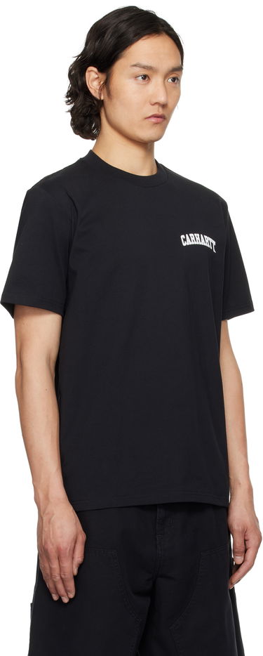 T-shirt Carhartt WIP Short Sleeve University Script T-Shirt Grøn | I034852, 4