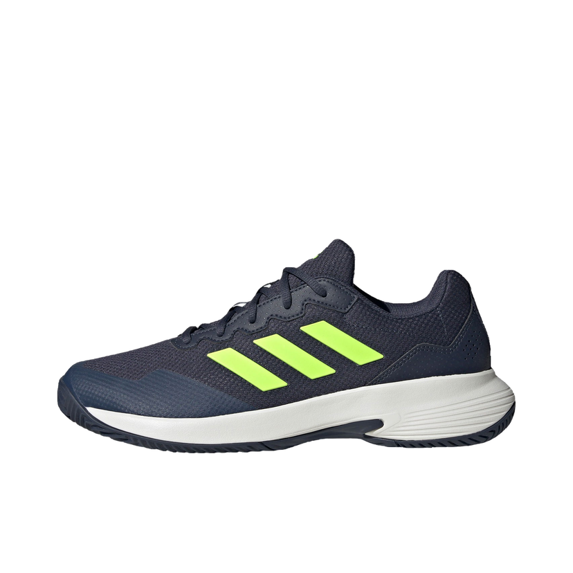 Sneakers og sko adidas Performance Gamecourt 2.0 Shadow Navy Lucid Lemon Core White Sort | IE0854