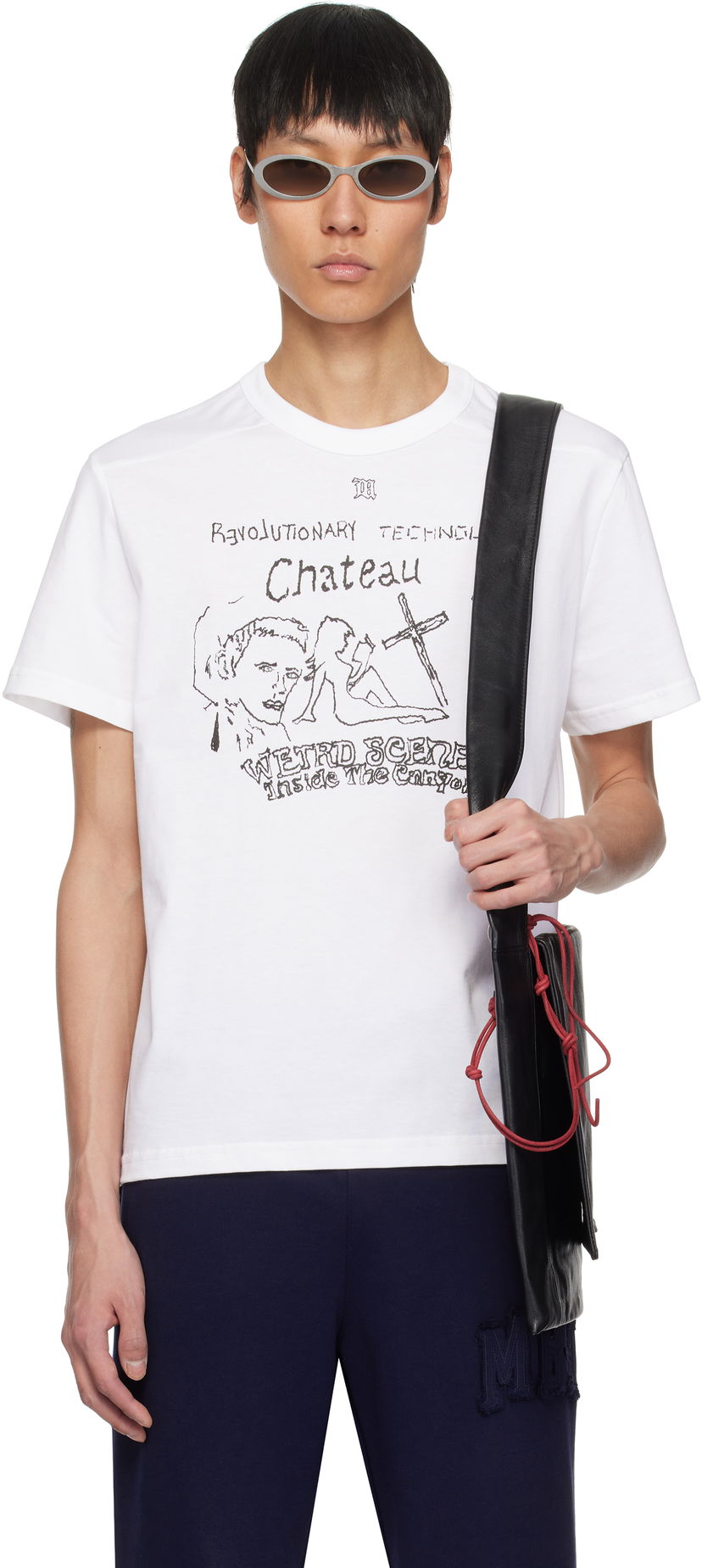T-shirt MISBHV MISBHV 'Weird Scenes' T-Shirt Hvid | 250M114
