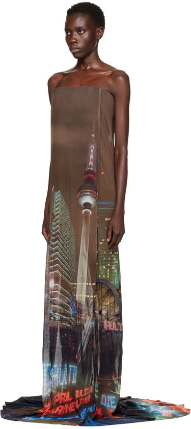 Kjole Jean Paul Gaultier Shayne Oliver Edition Maxi Dress Flerfarvet | 24/27-F-RO181-T551-60405030, 3