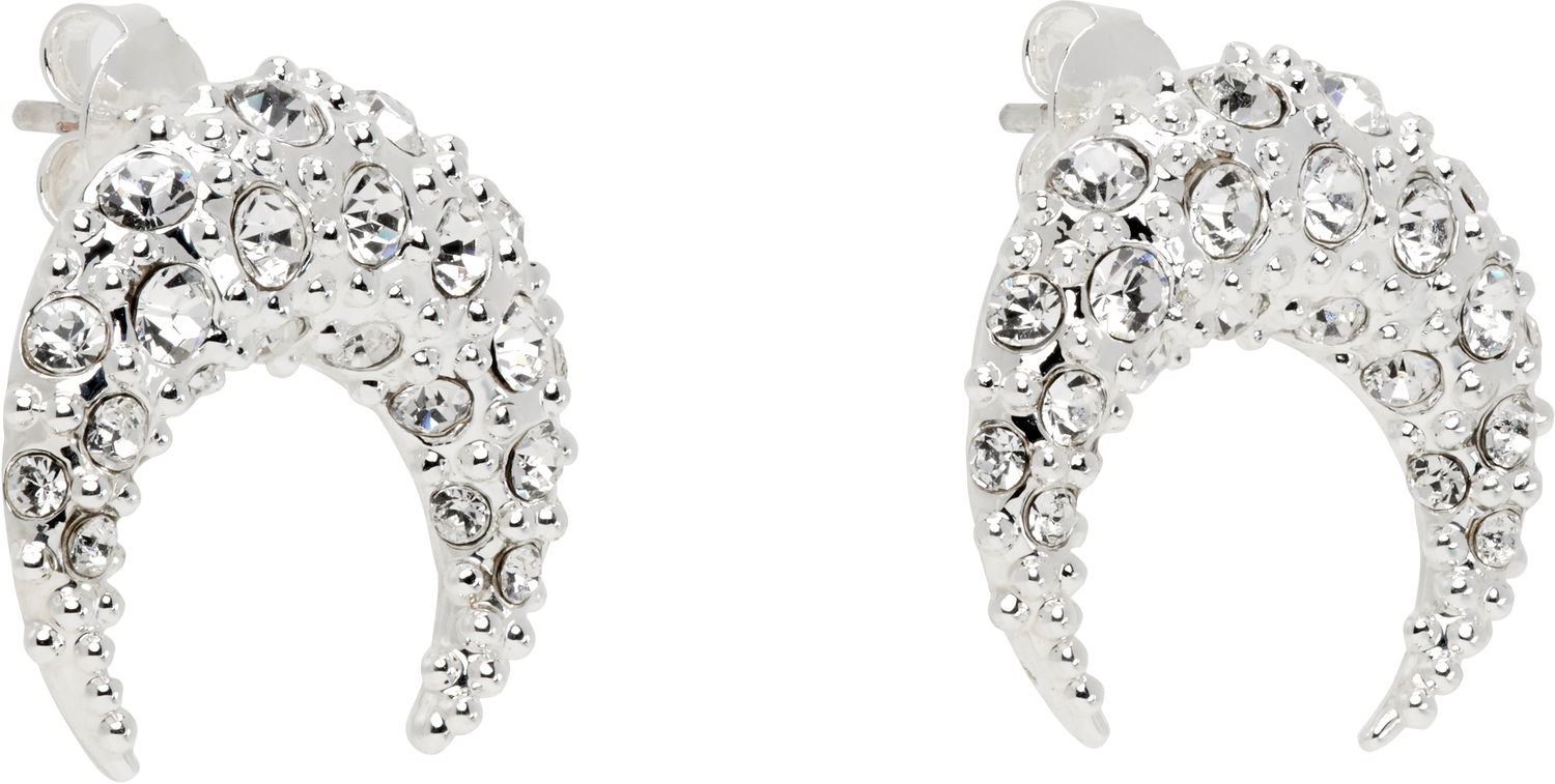 Øreringe Marine Serre Marine Serre Moon Crystal Stud Earrings Metalisk | UJW075A RMET0001, 1