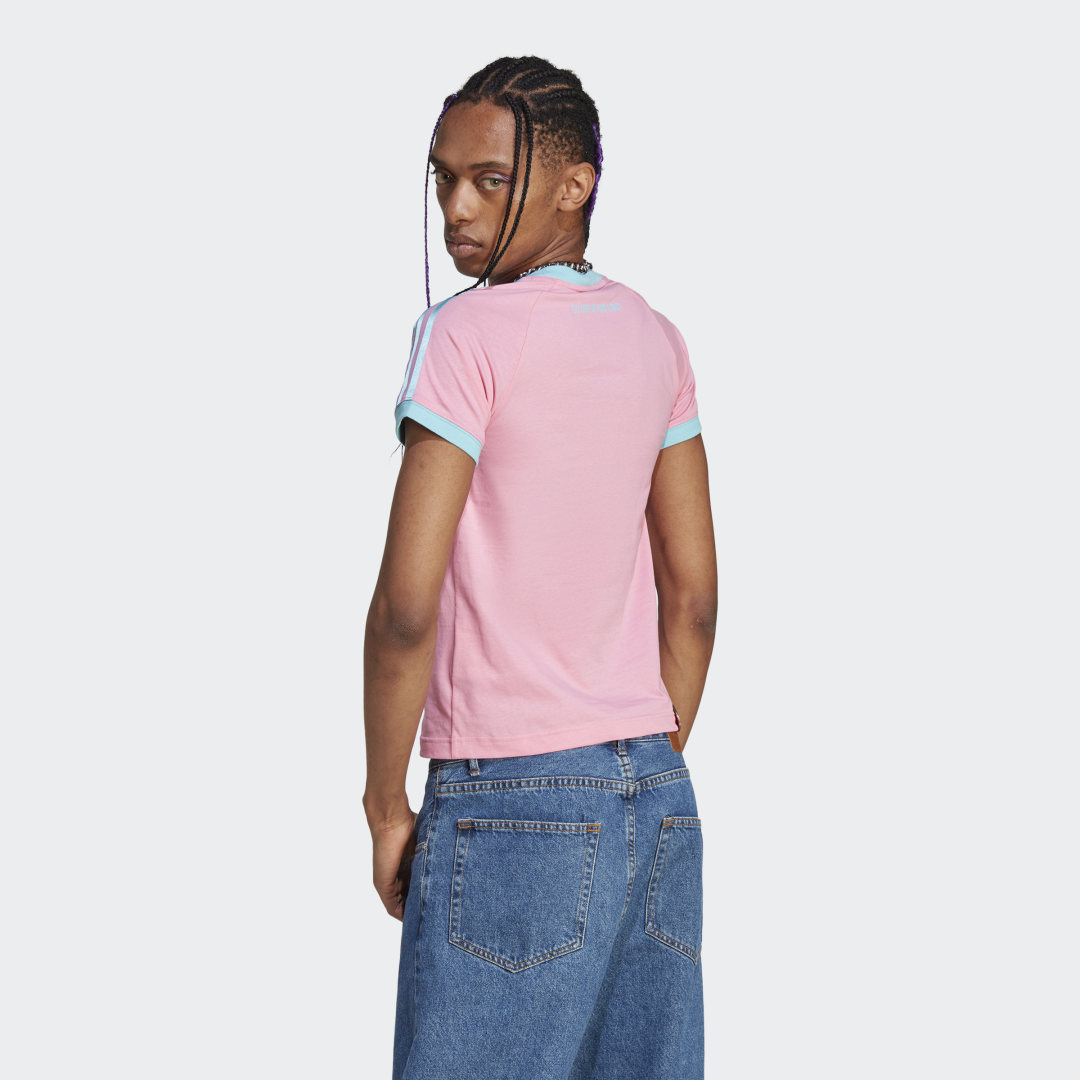 T-shirt adidas Originals PRIDE RM 3-Stripes Tee Lyserød | IU0052, 1