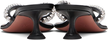 Sneakers og sko Amina Muaddi Gigi Thong Heeled Sandals Sort | GIGI THONG, 1
