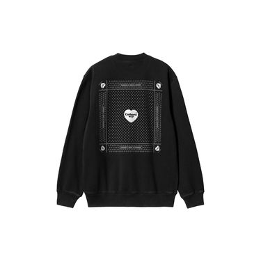 Sweater Carhartt WIP Heart Bandana Crewneck Sort | I033246_0D2_06, 4