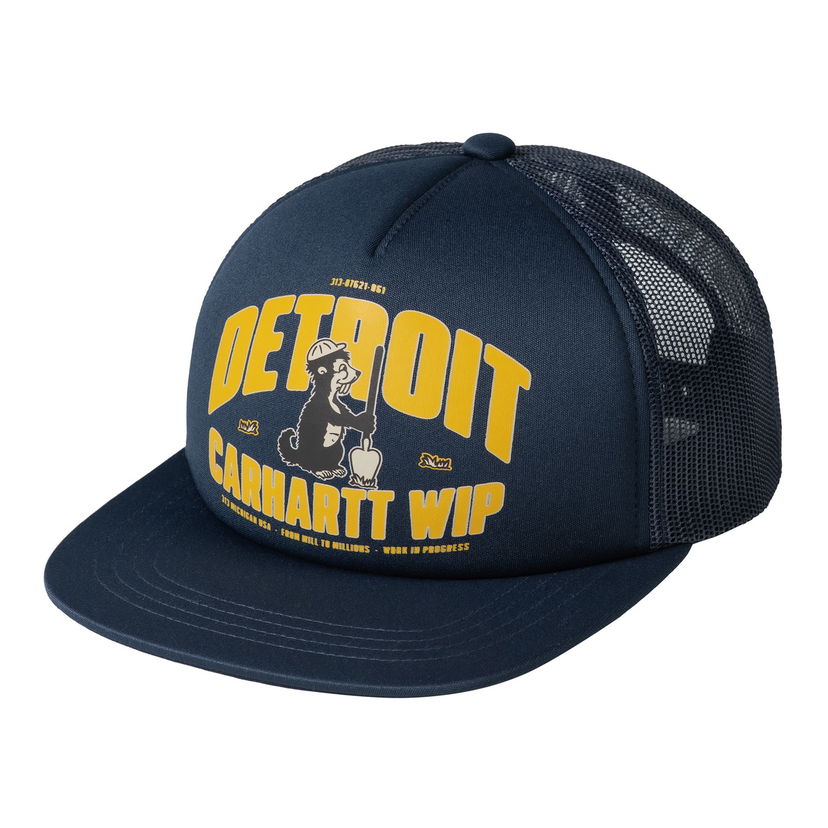Kasket Carhartt WIP Underground Trucker Cap Mørkeblå | I034746_1