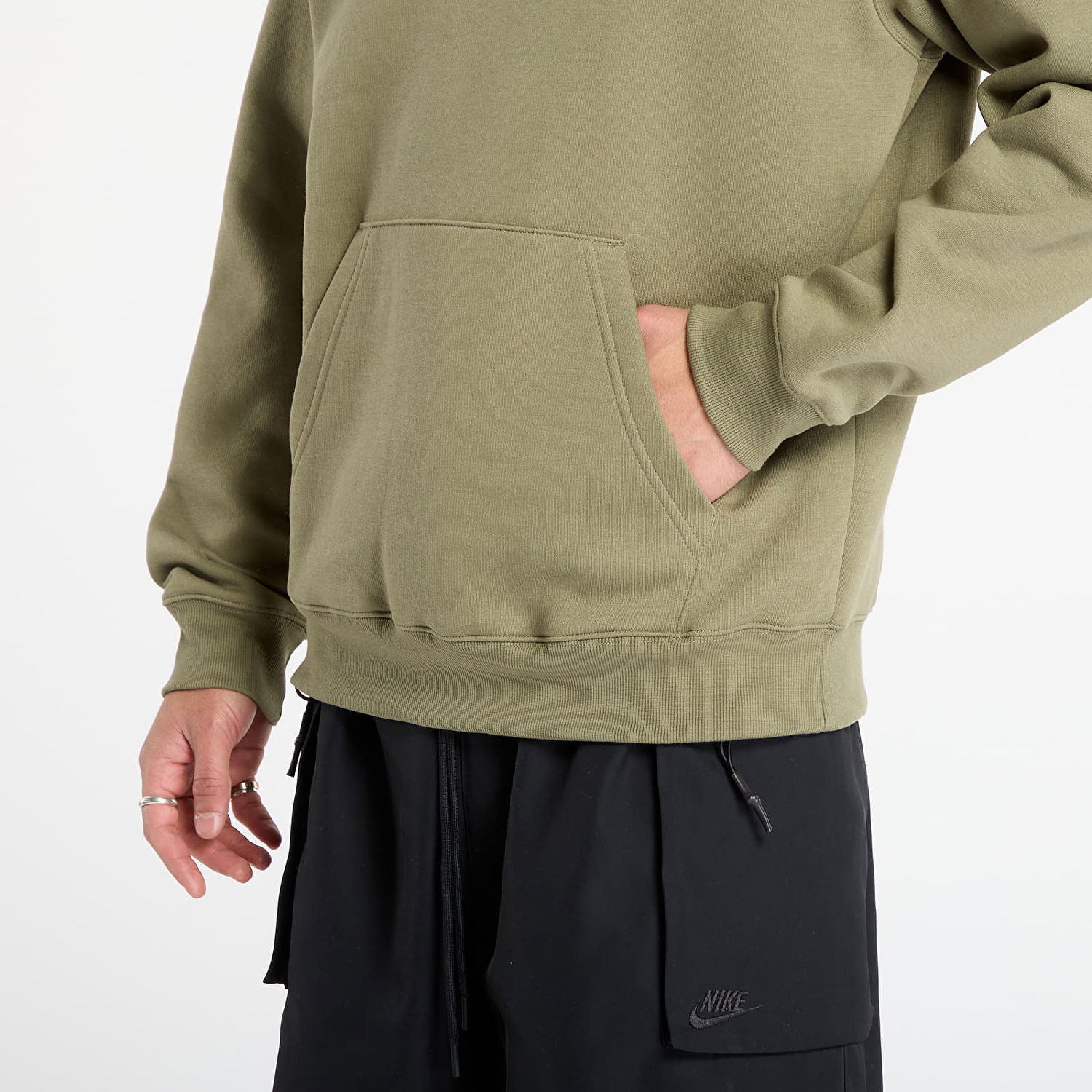 Sweatshirt New Balance Athletics Hoodie Grøn | NBMT53528DEK, 1