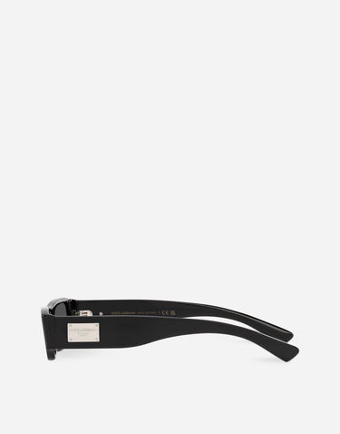 Solbriller Dolce & Gabbana Dolce & Gabbana Rectangular Sunglasses Sort | VG400LVP1879V000, 2