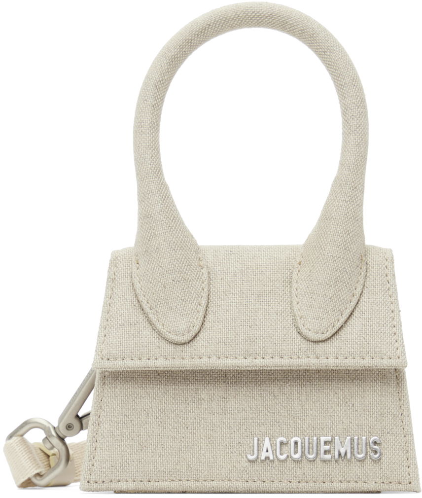 Håndtaske Jacquemus Le Papier Le Chiquito Mini Top Handle Bag Beige | 22H216BA001-3071, 0