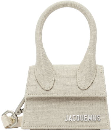 Håndtaske Jacquemus Le Papier Le Chiquito Mini Top Handle Bag Beige | 22H216BA001-3071, 0
