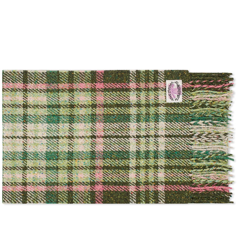 Tørklæde Acne Studios Volano Check Scarf Grøn | CA0325-AB8