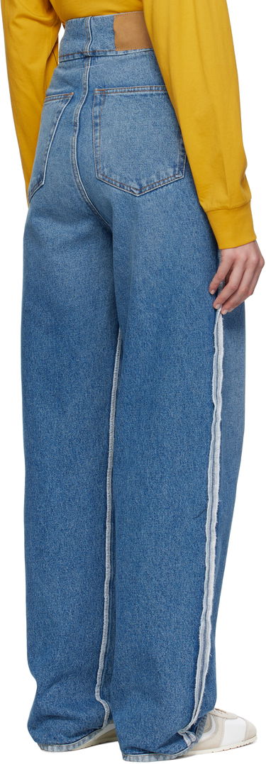 Jeans Maison Margiela MM6 Maison Margiela Raw Edge Jeans Blå | S52LA0263 M30018, 2