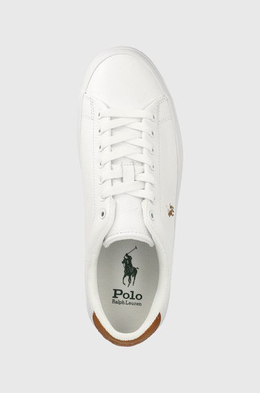 Sneakers og sko Polo by Ralph Lauren Longwood Leather Trainers Hvid | 816877702001, 3